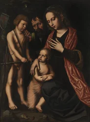 De Heilige Familie en Sint Johannes de Doper